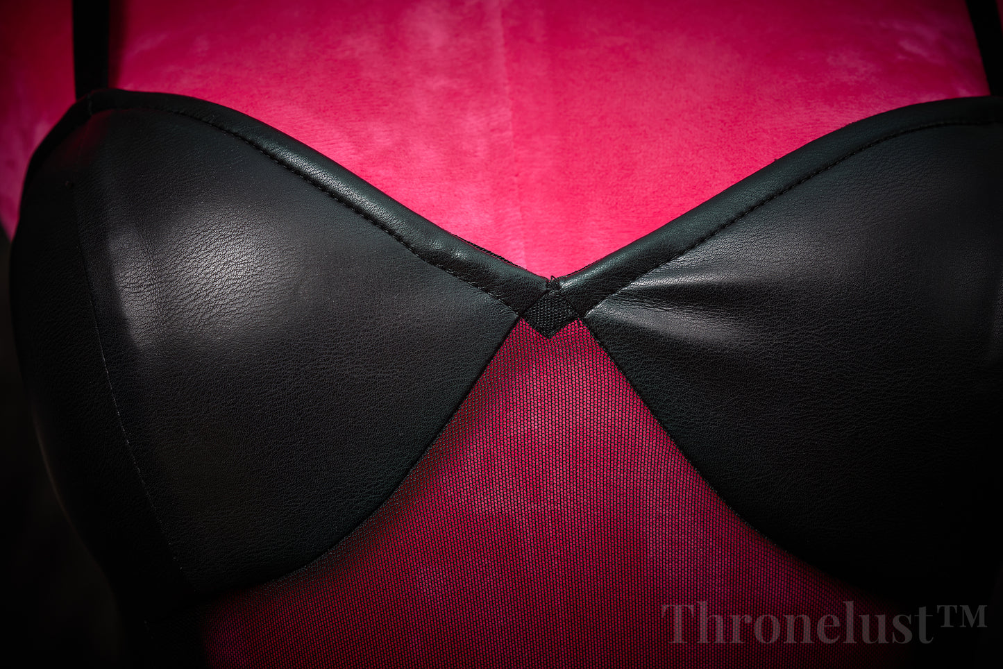 Black Mesh Leather Bodysuit Lingerie – Thronelust™