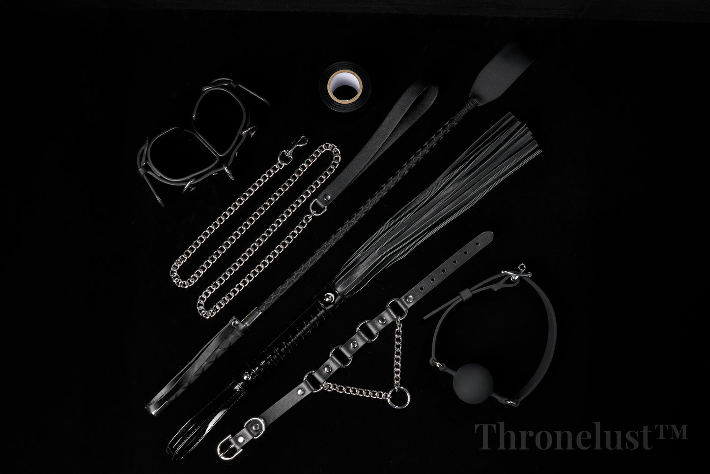 THRONELUST™ Obedience Set — 6-Piece Ritual Bundle (Black)