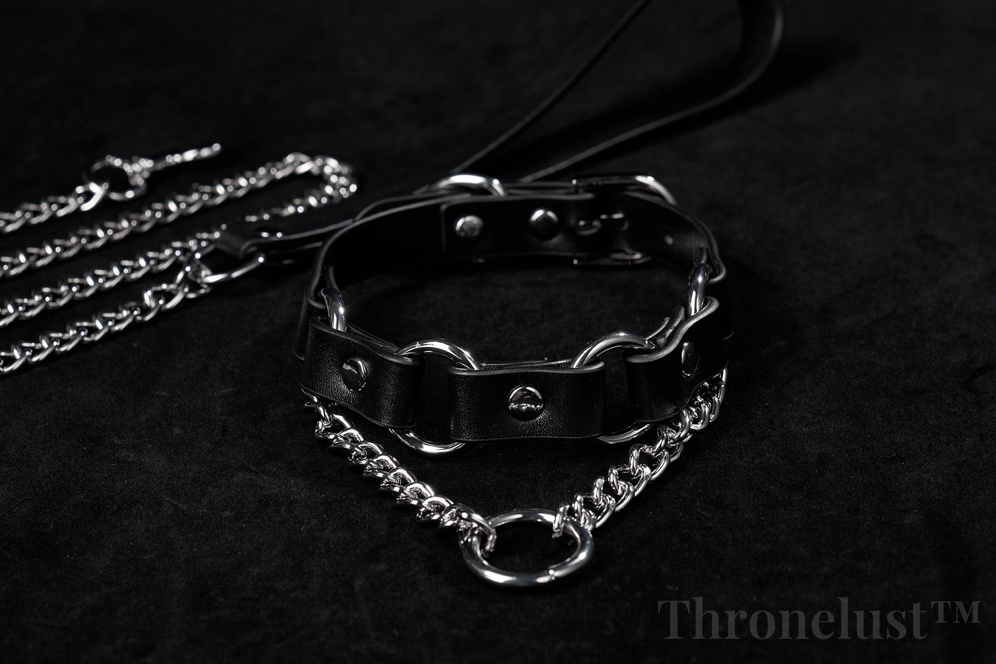 THRONELUST™ Obedience Set — 6-Piece Ritual Bundle (Black)