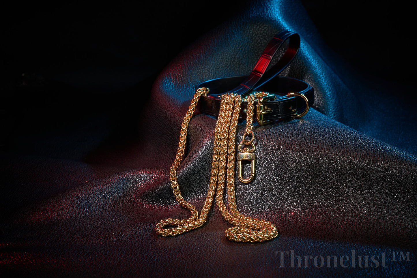 Thronelust Queen’s Atelier – Crocodile Leather Collar (Classic Edition)