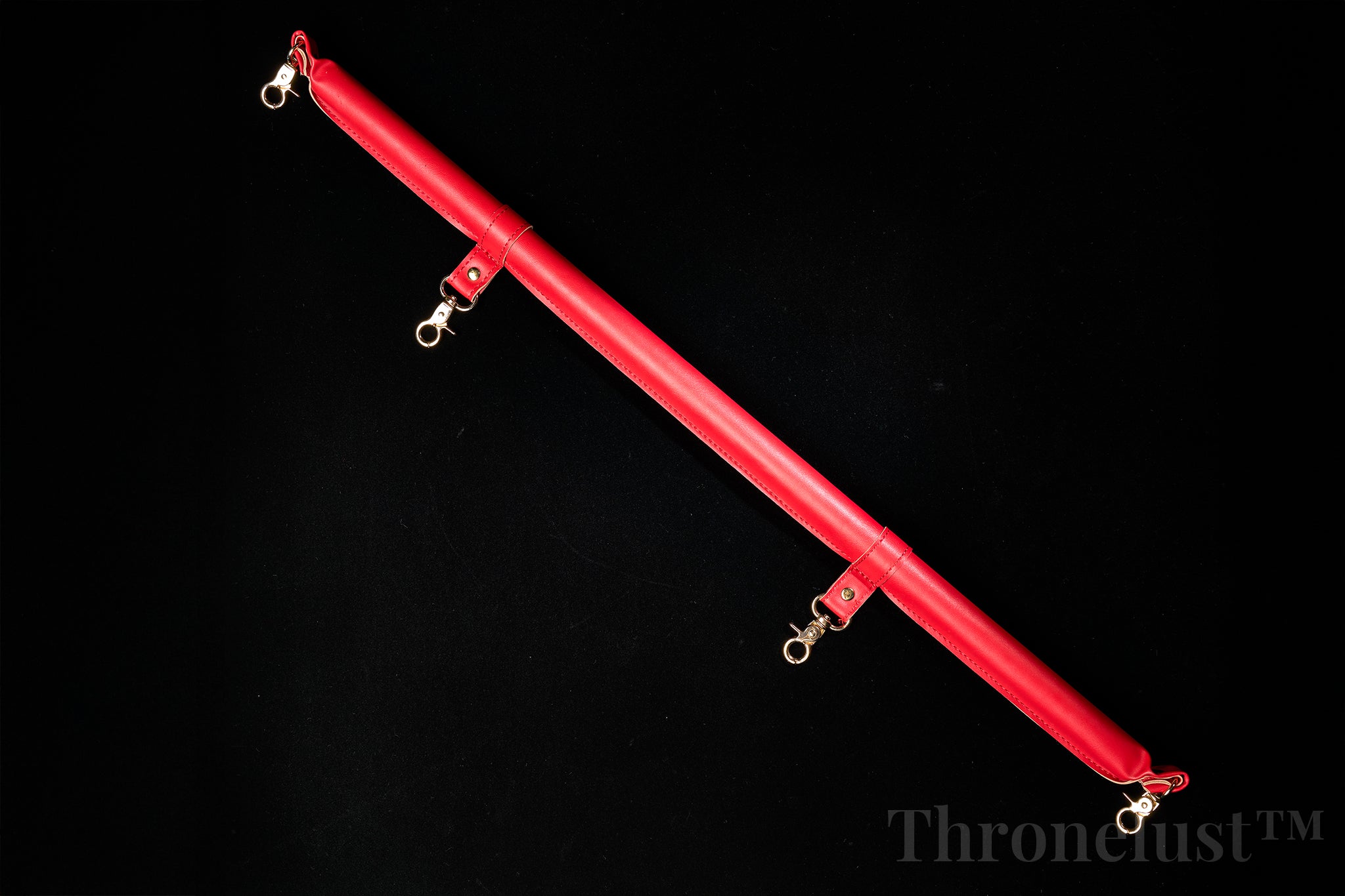 Red Leather Spreader Bar – Four-Point Restraint