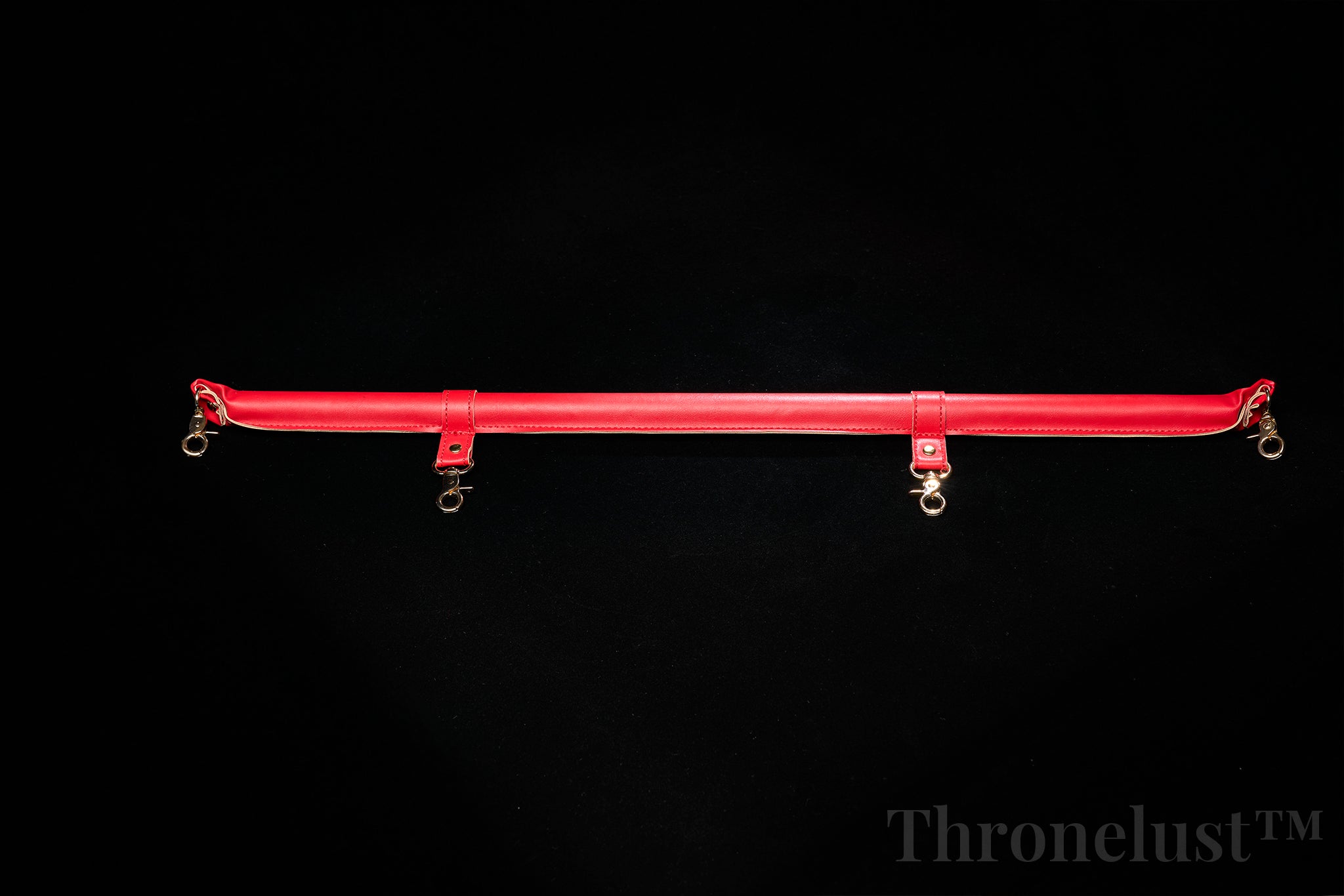 Red Leather Spreader Bar – Four-Point Restraint