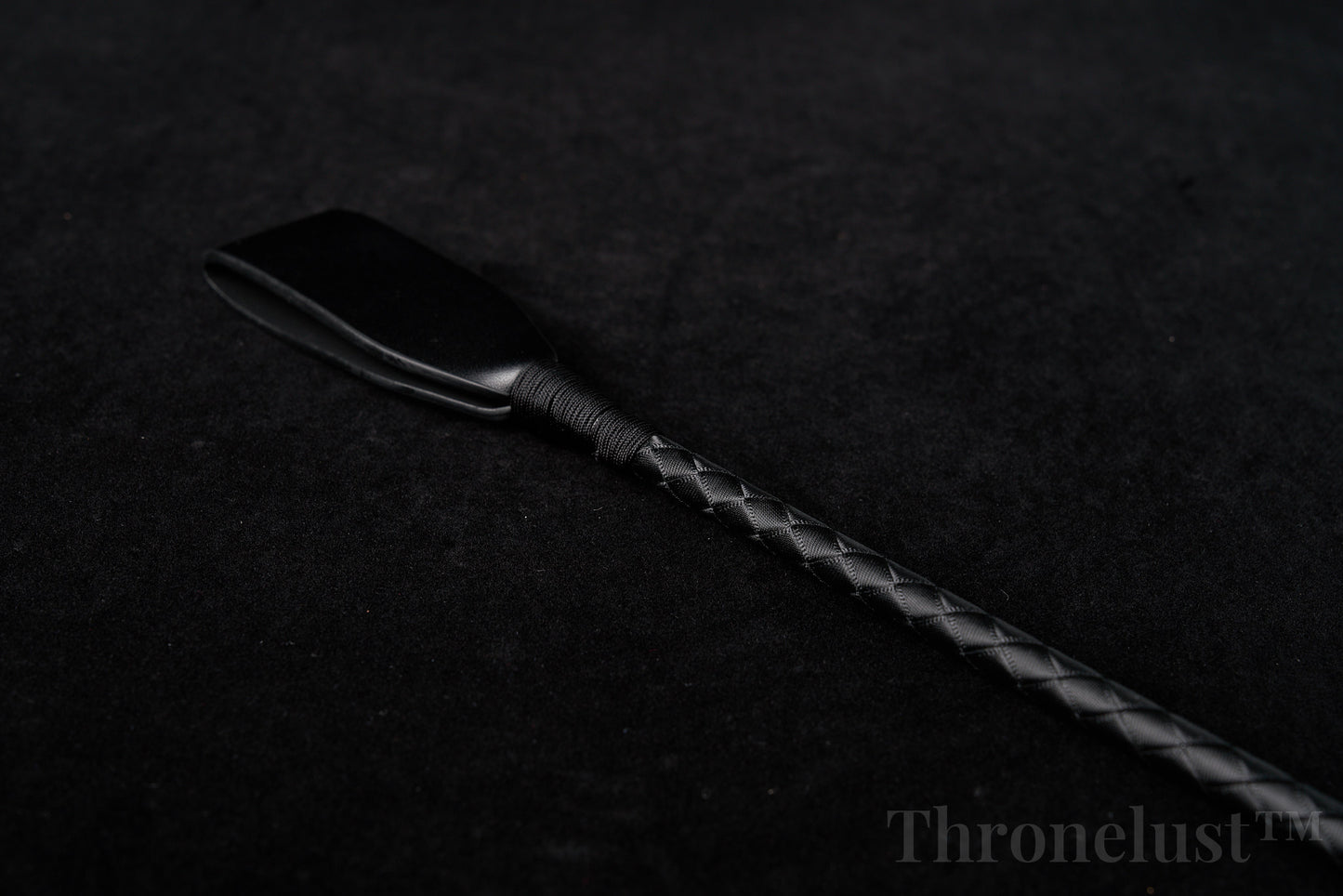 Genuine Leather Riding Crop – 60cm Silver Edition BDSM Impact Toy