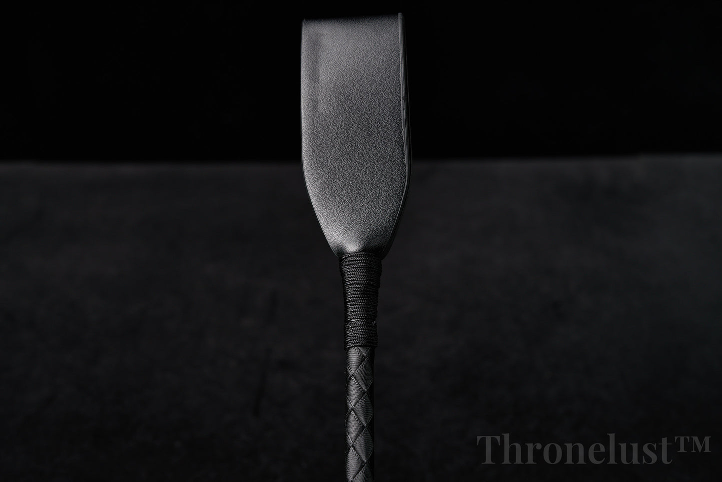 Genuine Leather Riding Crop – 60cm Silver Edition BDSM Impact Toy