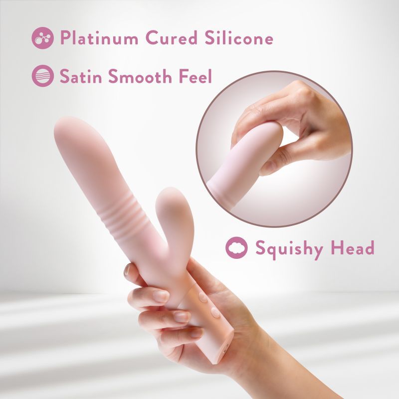 Dual Head Rabbit Vibrator – Magnetic Charging Stand Edition by Thronelust