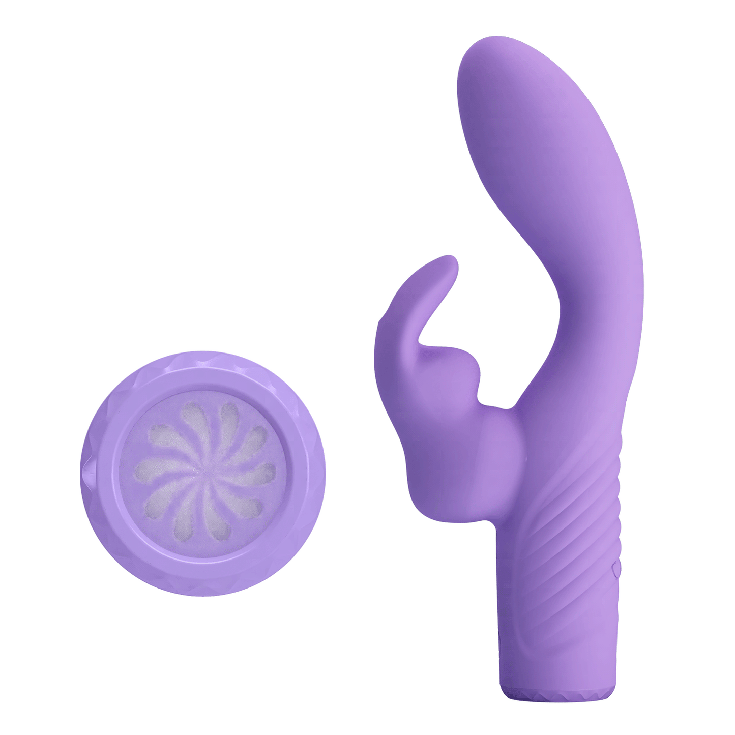 Rechargeable Quiet G-Spot Rabbit Vibrator – Dual Motor, Soft Silicone, Beginner Friendly by Thronelust