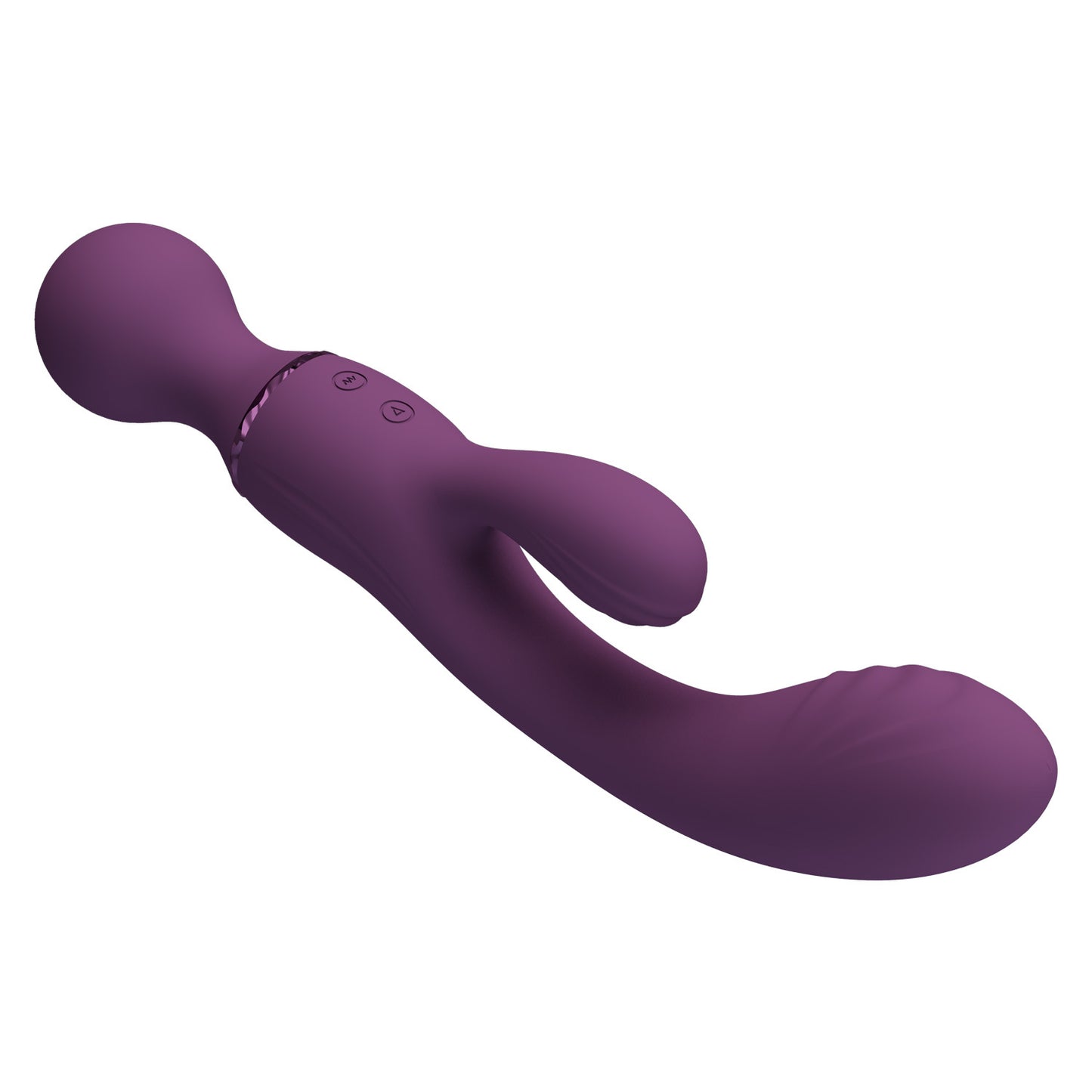 Dual Head Rabbit Vibrator – Rechargeable Silicone Massager (Quiet & Beginner Friendly)