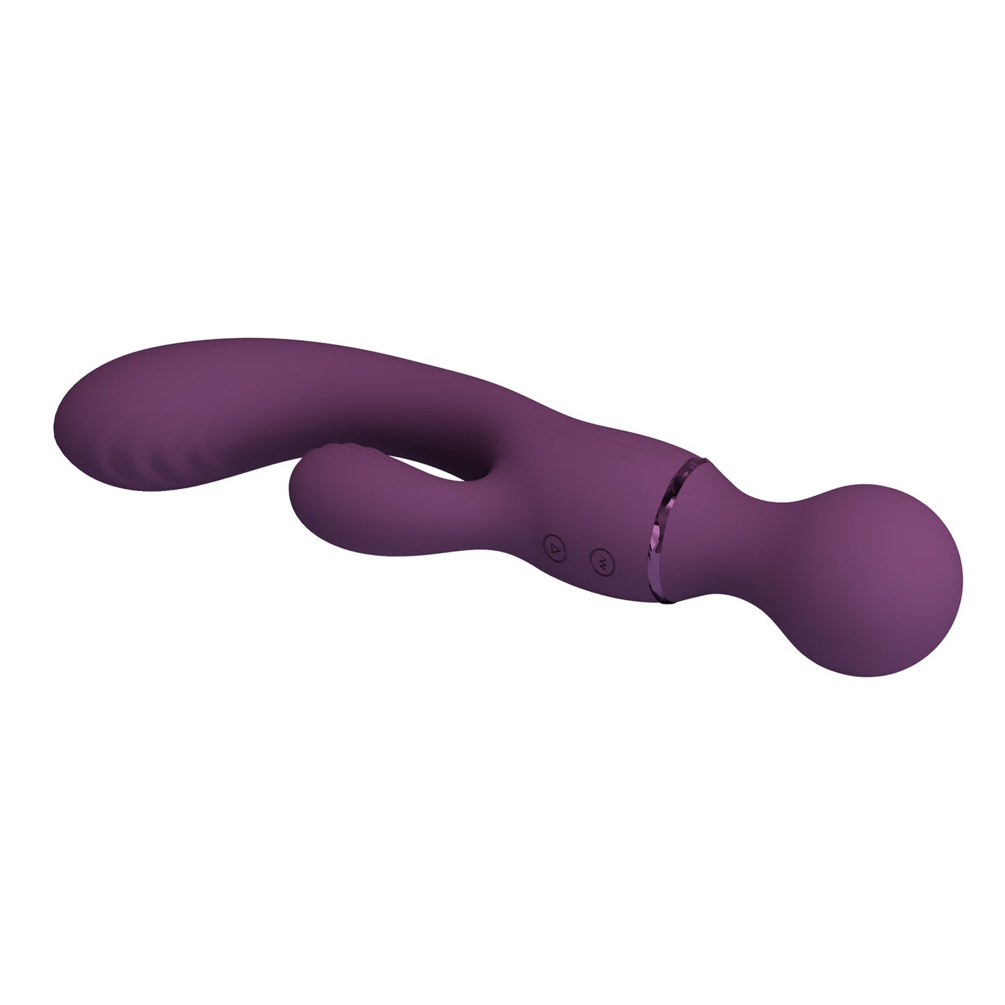 Dual Head Rabbit Vibrator – Rechargeable Silicone Massager (Quiet & Beginner Friendly)