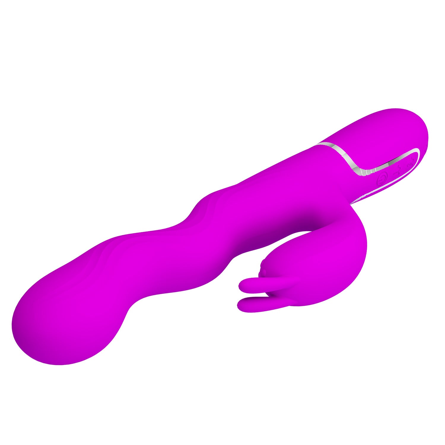 Textured Rabbit Vibrator – Dual Stimulation Rechargeable Silicone Massager by Thronelust