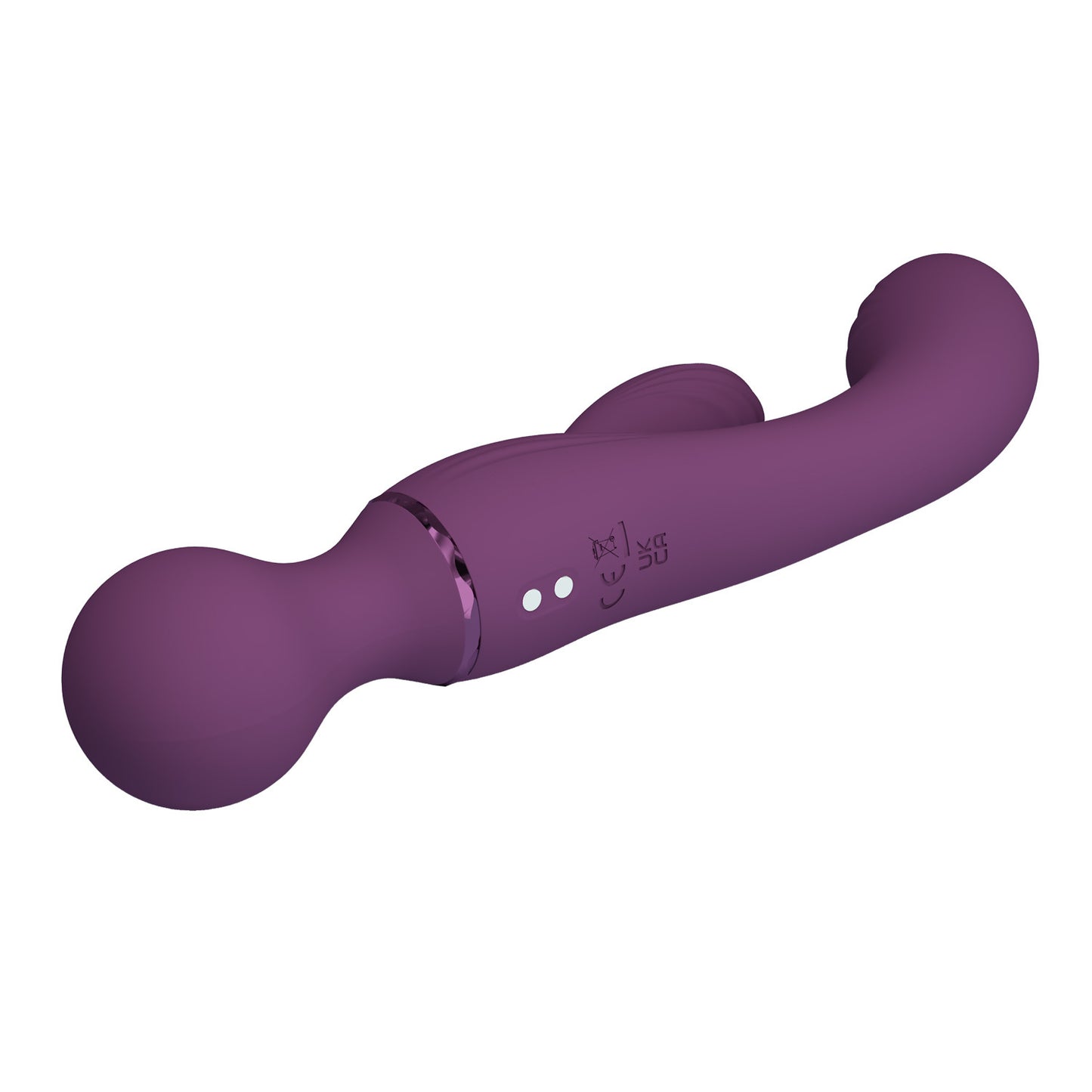 Dual Head Rabbit Vibrator – Rechargeable Silicone Massager (Quiet & Beginner Friendly)