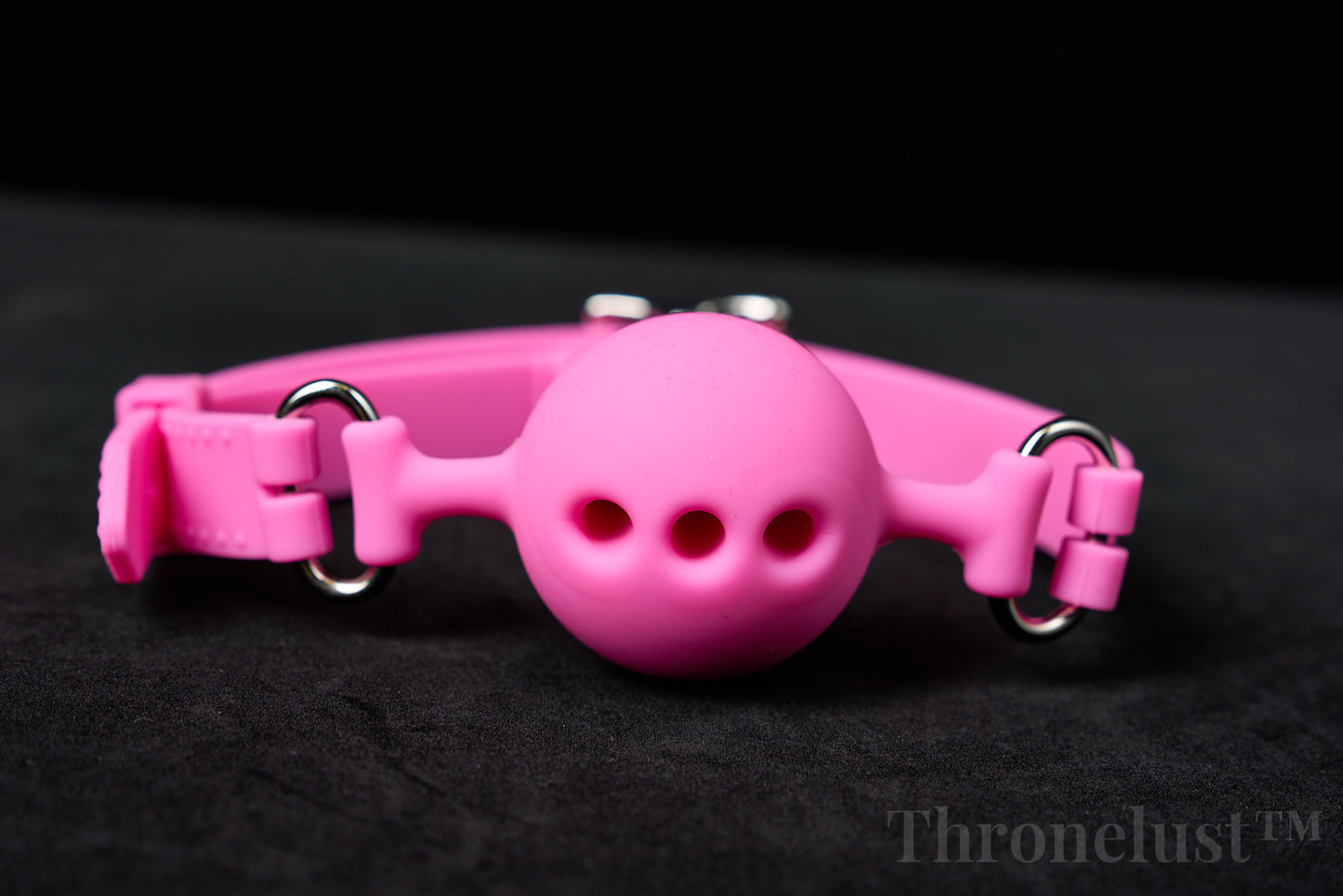 Breathable Silicone Ball Gag with Adjustable Strap – BDSM Restraint for Beginners & Couples