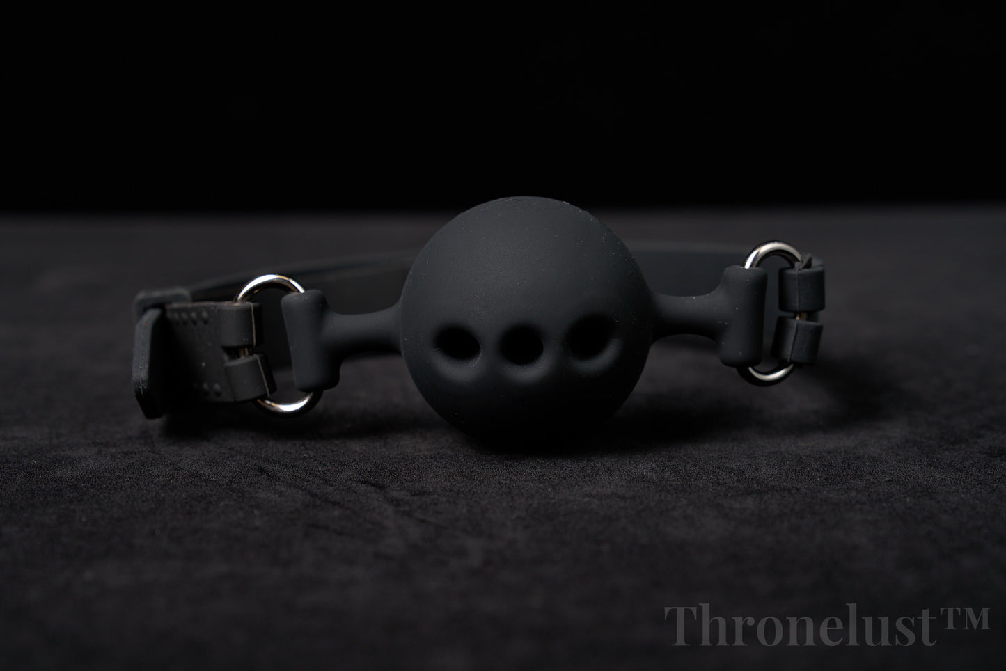 Breathable Silicone Ball Gag with Adjustable Strap – BDSM Restraint for Beginners & Couples