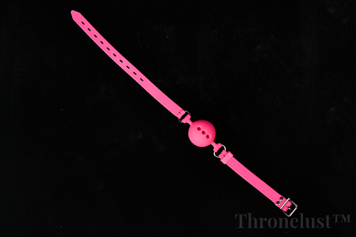 Breathable Silicone Ball Gag with Adjustable Strap – BDSM Restraint for Beginners & Couples