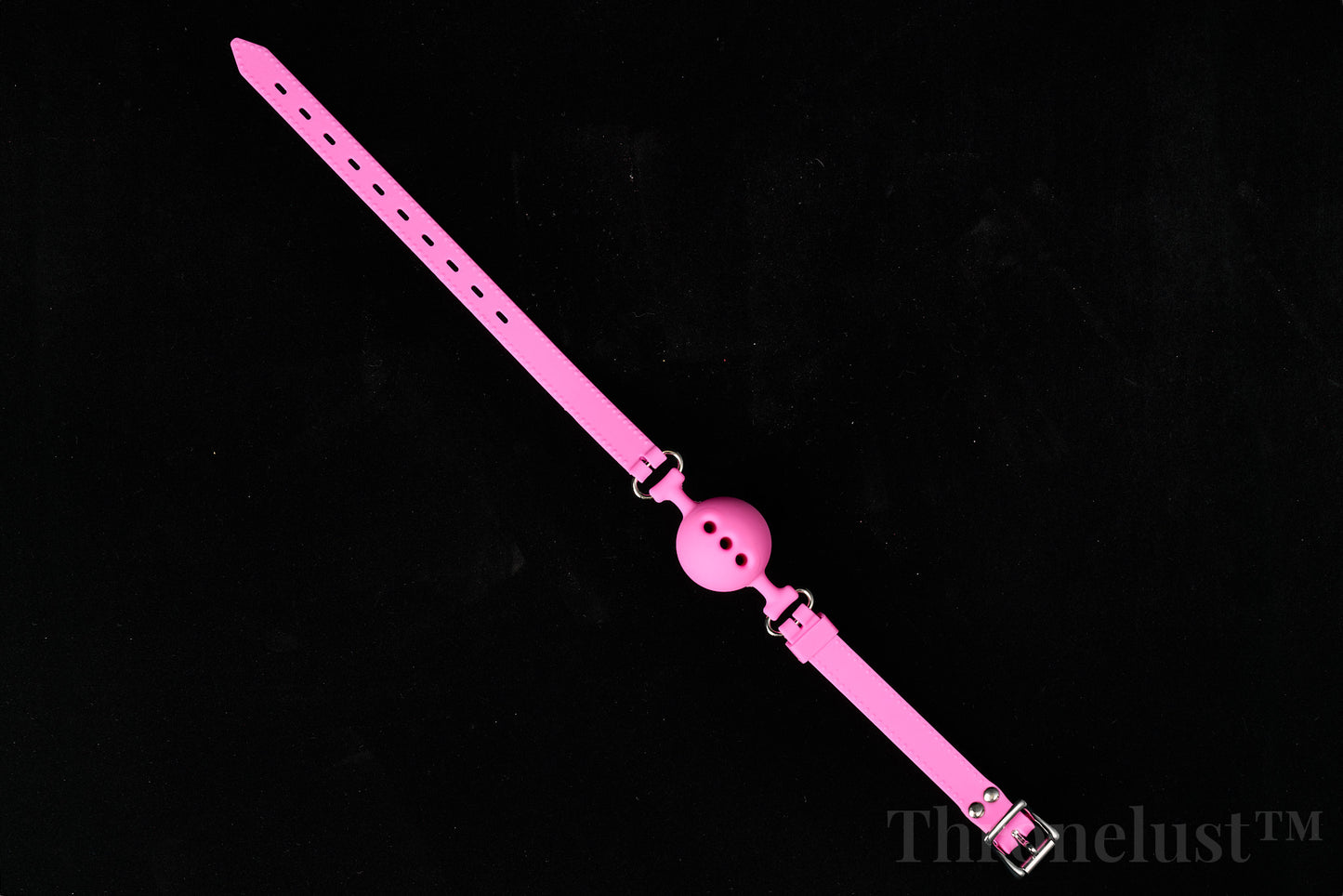 Breathable Silicone Ball Gag with Adjustable Strap – BDSM Restraint for Beginners & Couples