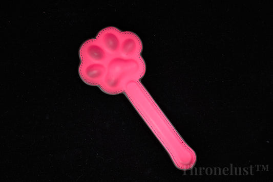 Thermochromic Paw Spanking Paddle – Heat-Sensitive PU Leather Impact Toy