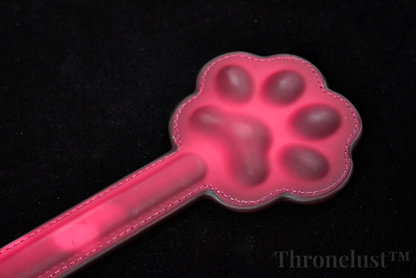 Thermochromic Paw Spanking Paddle – Heat-Sensitive PU Leather Impact Toy