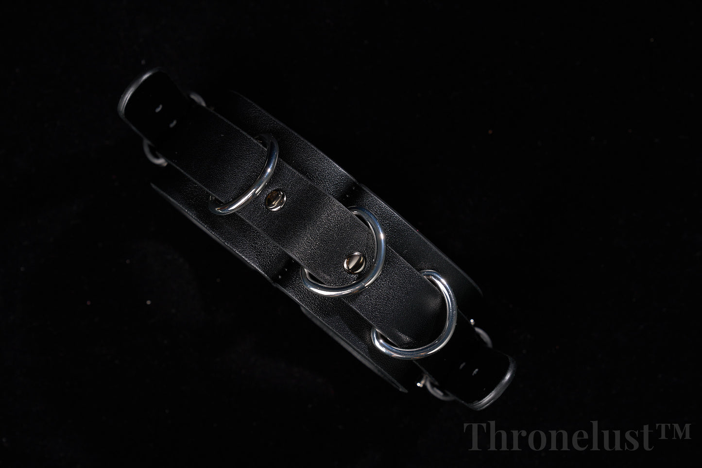Padded PU Leather Wrist Cuffs with D-Ring – Adjustable BDSM Restraints