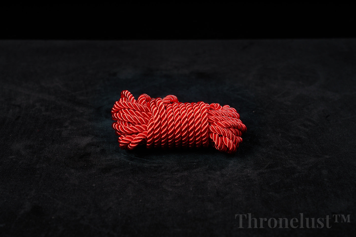 Soft Braided Bondage Rope – 5m Silk-Feel Polyester, Red/Pink/Black