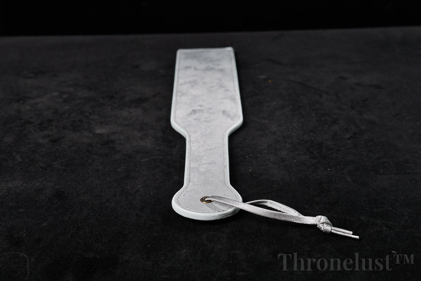 3-Piece PU Leather BDSM Play Set – Silver Paddle, Blindfold & Collar