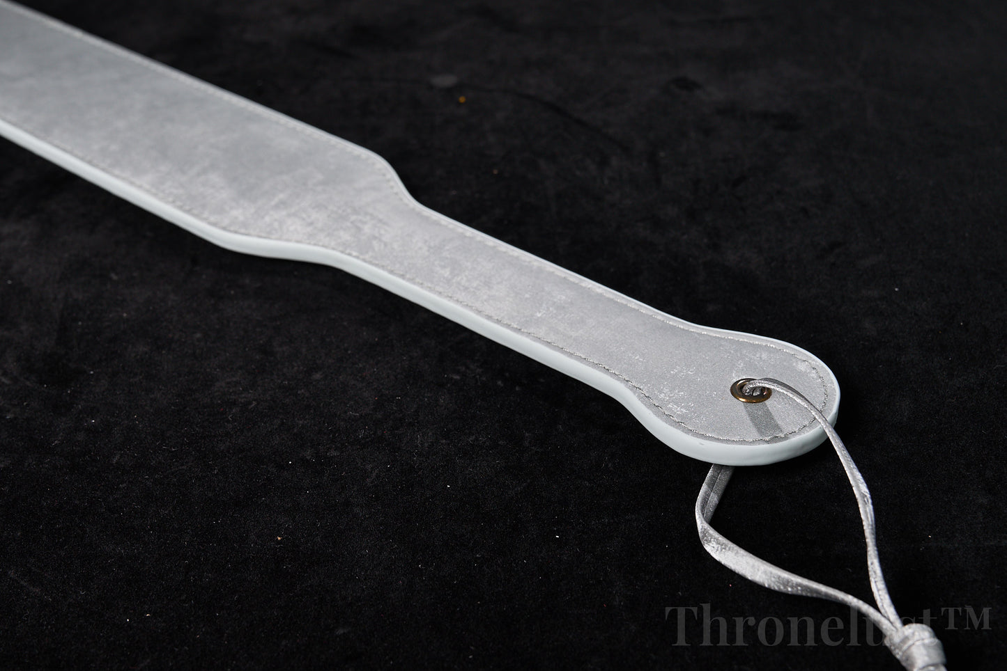 3-Piece PU Leather BDSM Play Set – Silver Paddle, Blindfold & Collar