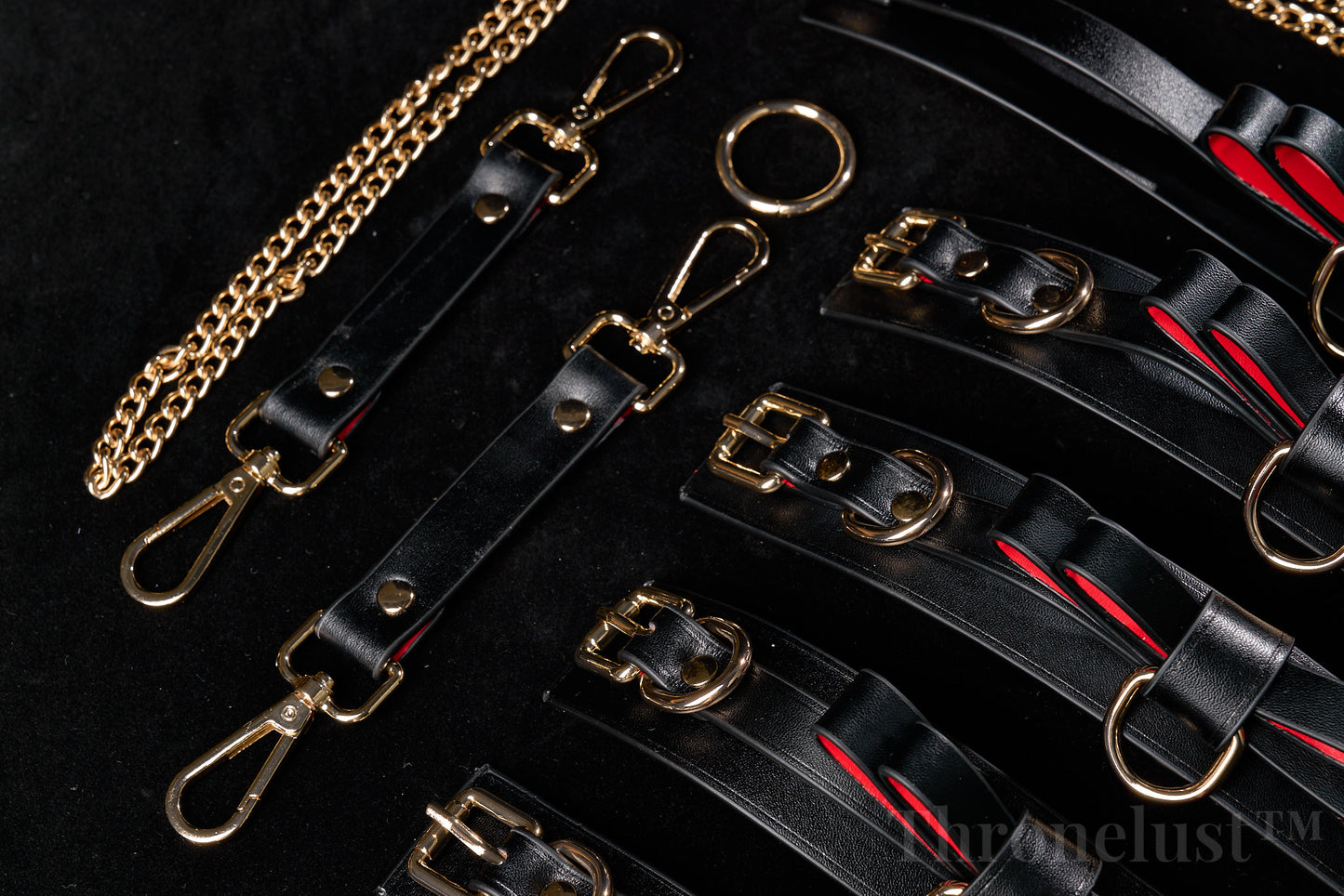 Luxury Bowknot Bondage Set – Leather Collar, Cuffs, Ankle Restraints, Leash & Eye Mask | BDSM Restraint Kit