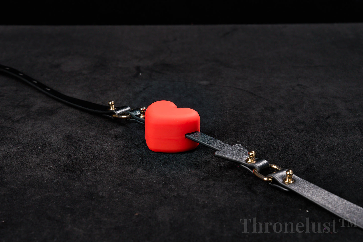Heart-Shaped BDSM Collar with Leash – Adjustable PU Leather Restraint | Fashion Bondage Gear