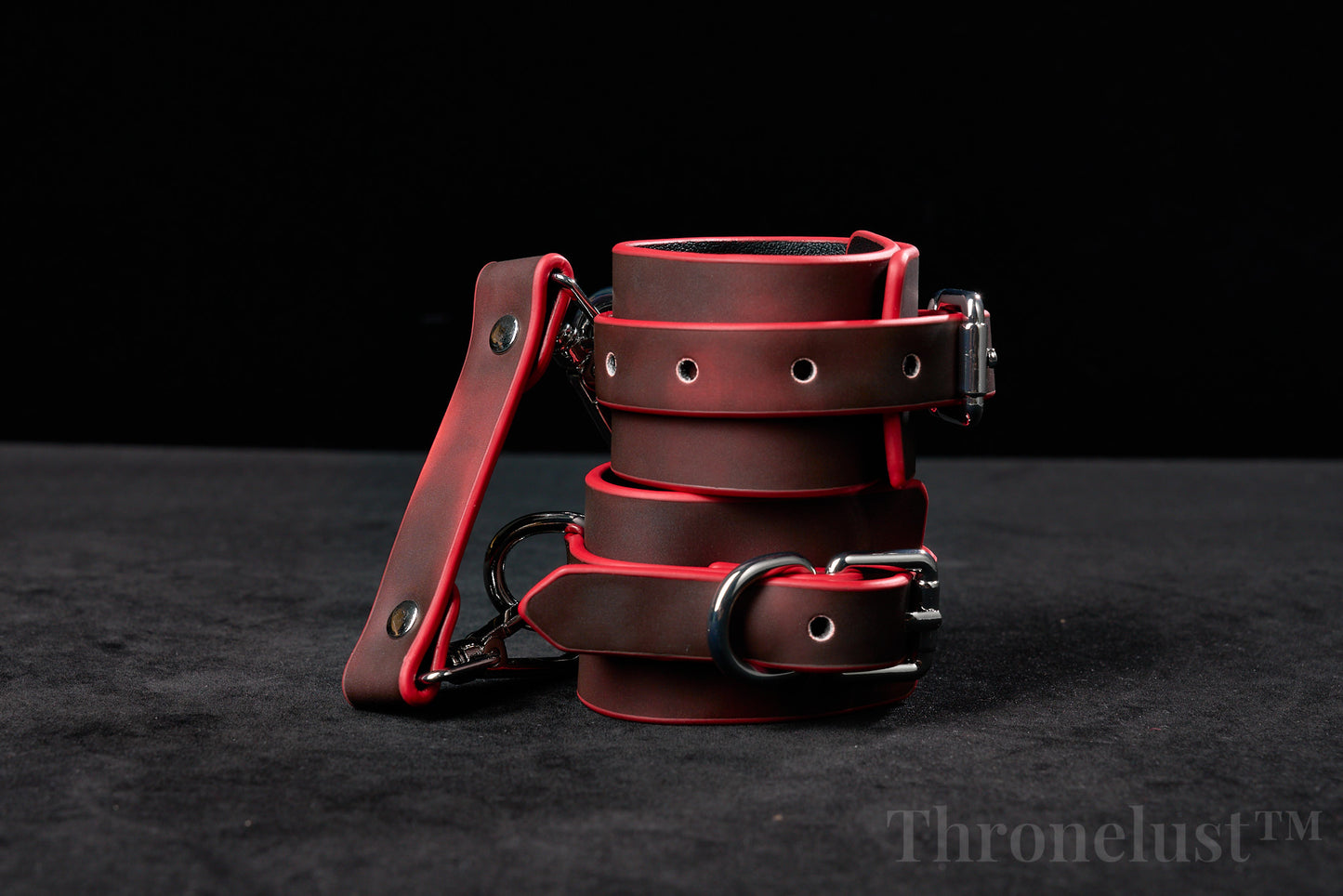 Color-Changing PU Leather Cuffs Set – Adjustable Wrist & Ankle Restraints | BDSM Gear