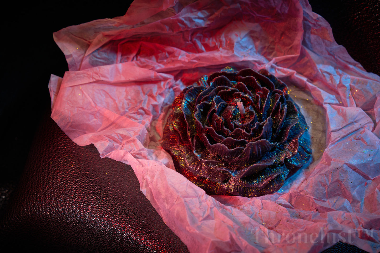 Thronelust™ Rose Ritual Candle – Flame of Desire