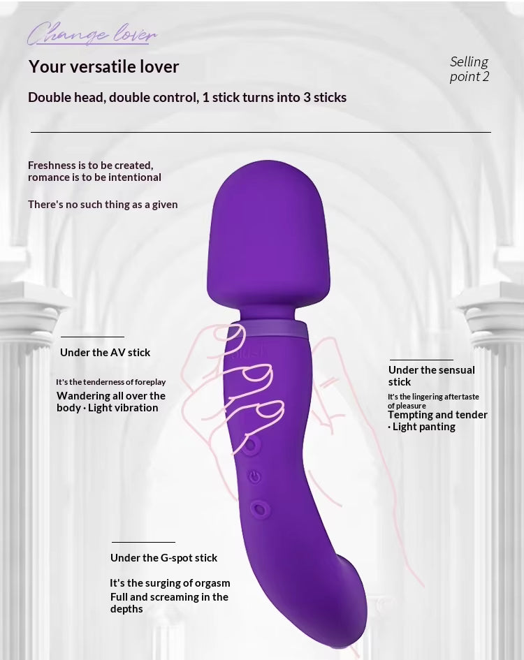Dual Sense G-Spot Massager – Rechargeable Waterproof Silicone Massager by Thronelust