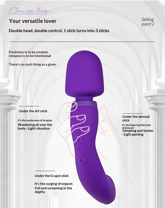Dual Sense G-Spot Massager – Rechargeable Waterproof Silicone Massager by Thronelust