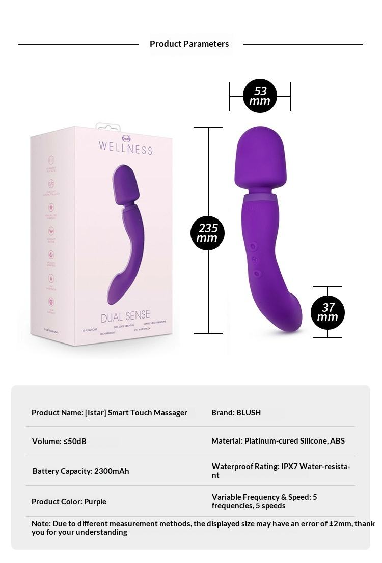 Dual Sense G-Spot Massager – Rechargeable Waterproof Silicone Massager by Thronelust