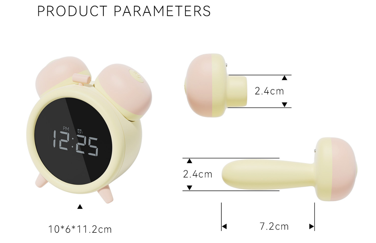 Discreet Alarm Clock Massager – Remote Control & App Enabled by Thronelust